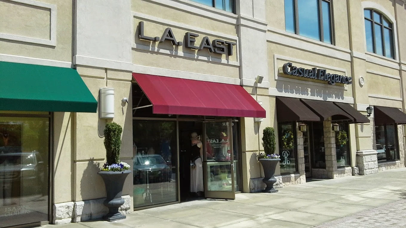 L.A. East boutique storefront at Blakeney Town Center